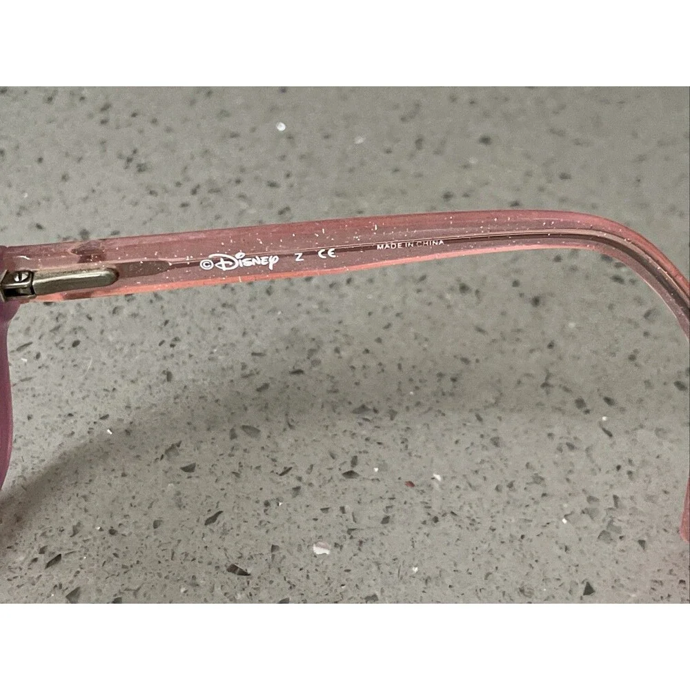 Disney Kids Eyeglasses Frames ONLY 3E 1443 Purple Pink Glitter Sparkle 48-13-130